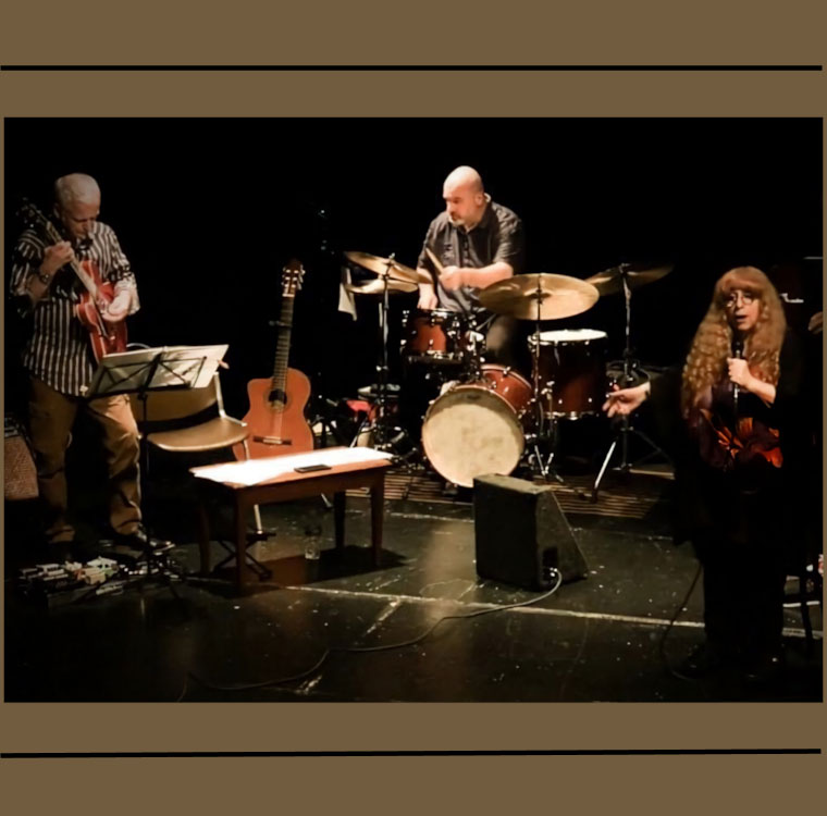 Kayle, Frank, and Eric performing Photo